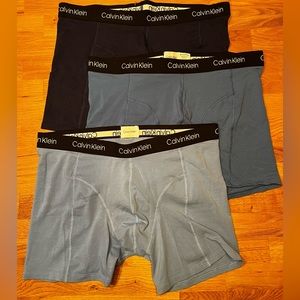 Calvin Klein, lot of three pairs, boxer briefs